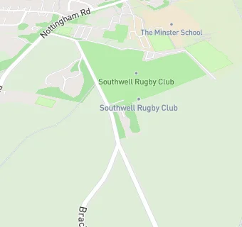 map for Southwell Rugby Club