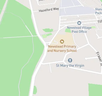 map for Newstead Primary School