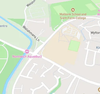 map for Malbank School and Sixth Form College