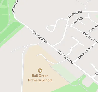 map for Ball Green Primary School