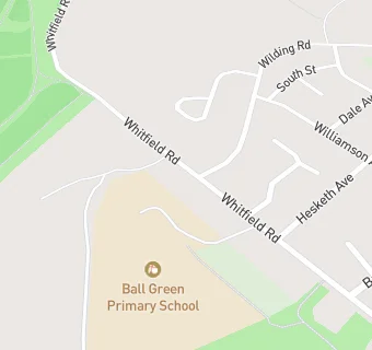 map for Ball Green Primary School