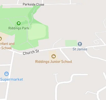 map for Riddings Junior School