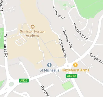 map for James Brindley High School