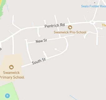 map for Swanwick Primary School