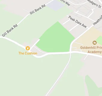 map for Goldenhill Primary School