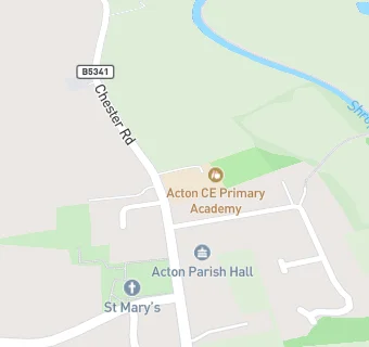 map for Acton Church of England Primary Academy