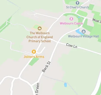 map for Welbourn Wonderbugs Preschool