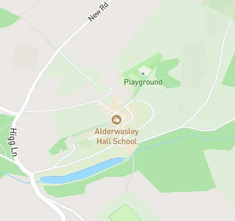 map for Alderwasley Hall School