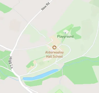 map for Alderwasley Hall School