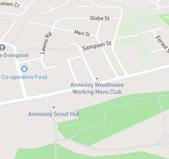 map for Annesley Woodhouse W.M.C