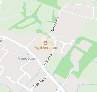 map for Y.G. Y Groeslon