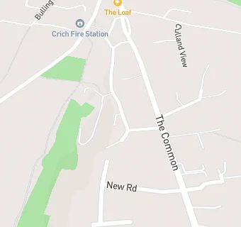 map for Crich Wesley Methodist Church