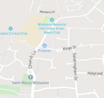 map for Wistaston Village Store