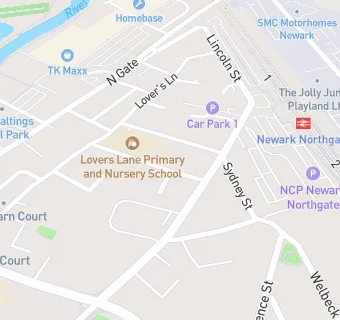 map for Newcastle Arms Public House