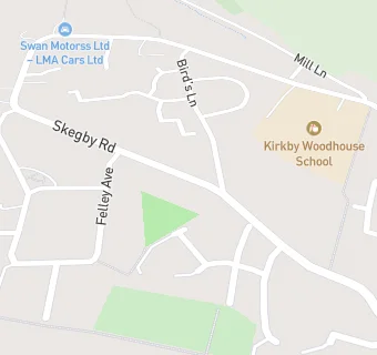 map for Skegby convinience Store