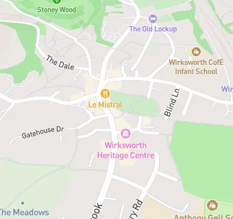 map for Wirksworth Balti