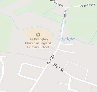 map for Billinghay CE Primary