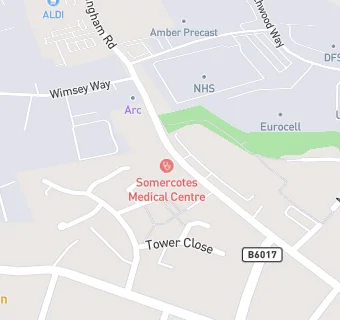 map for Somercotes Medical Centre