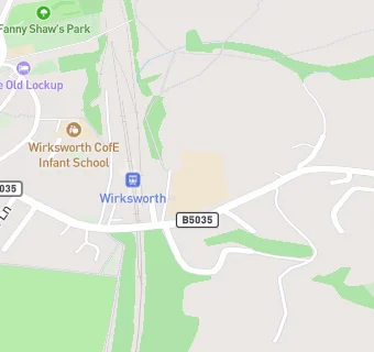 map for Wirksworth Junior School