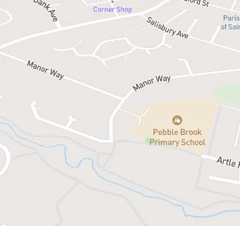 map for Pebble Brook Primary Out-of-School Club