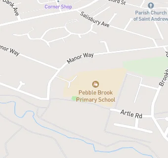 map for Pebble Brook Primary School