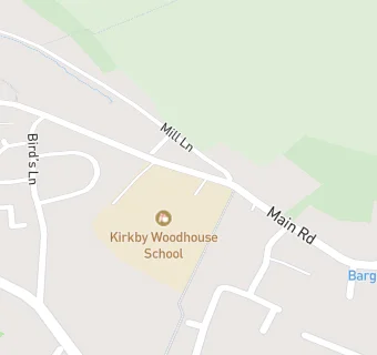 map for Kirkby Woodhouse Primary