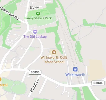 map for Wirksworth CofE Infant School