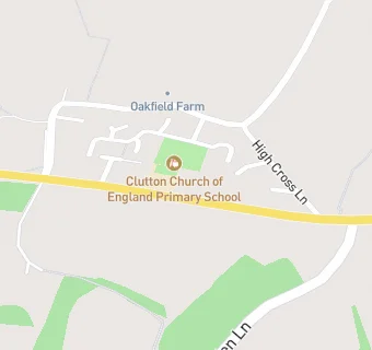 map for Clutton CE Primary