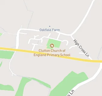 map for Clutton Church of England Primary School