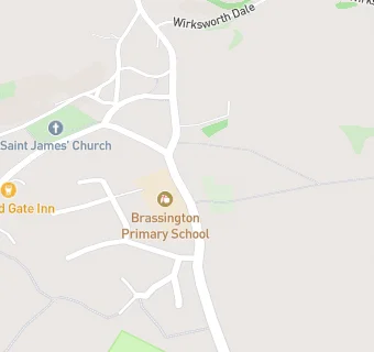 map for Brassington Primary School