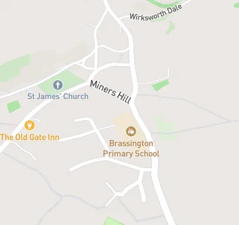 map for Brassington Primary School