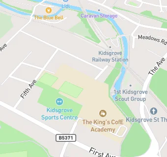 map for The King's CofE Academy