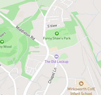 map for Wirksworth Infant School