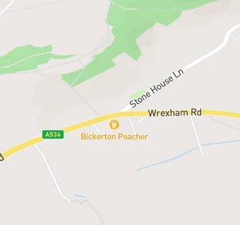 map for Bickerton Poacher