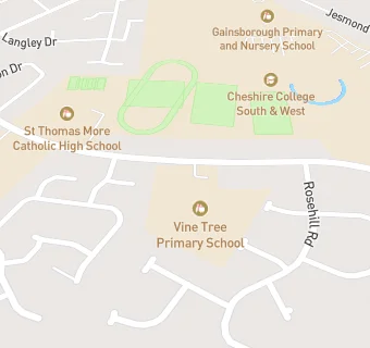 map for Vine Tree Primary School