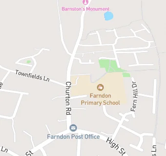 map for Farndon Primary School