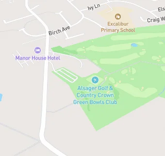 map for Alsager Golf & Country Club