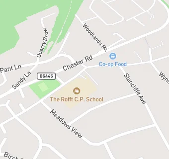map for The Rofft C.P. School