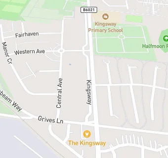 map for The Kingsway