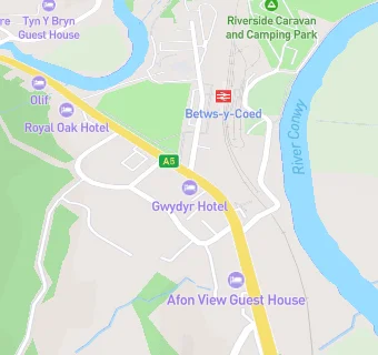 map for Glan Aber Hotel