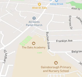 map for Kings Grove School