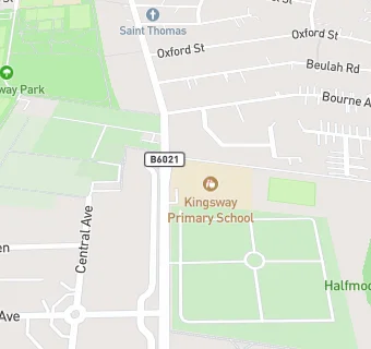 map for Kingsway Primary School