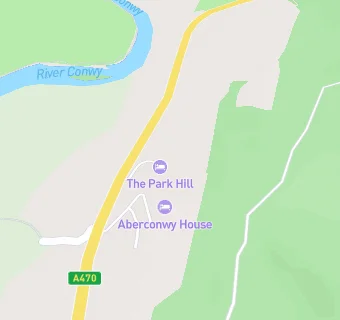 map for Llety Betws