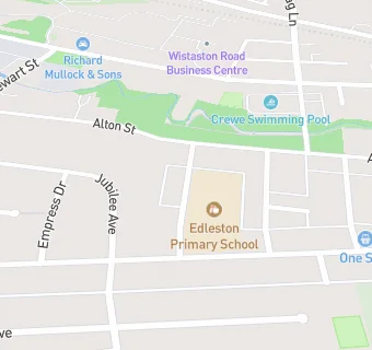 map for Edleston Primary School