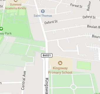 map for Kingsway Primary School