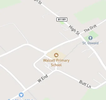 map for Walcott Primary School