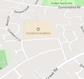 map for Cranberry Primary School