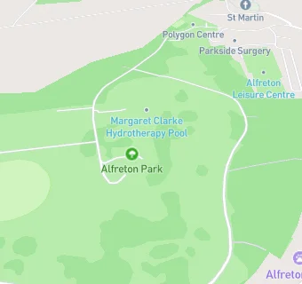 map for Alfreton Park Community Special School