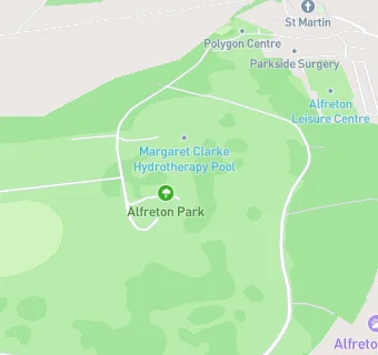 map for Alfreton Cricket Club