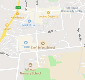 map for Croft Infant School